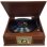 Platenspeler Sunstech PXR32 4 W RMS Bluetooth USB/SD direct drive FM hout
