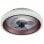 Tegaluxe Diamond Ventilador de Techo con Luz y Mando 50W Marrón