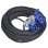 ProPlus Cable Extensión de Alimentación CEE 10m Negro/Azul