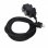 ProPlus Cable Extensión de Alimentación 4 Tomas Schuko 5m Negro