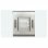 VidaXL Campana Decorativa 90cm D Acero Inoxidable/Cristal Templado