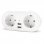 Garza Smarthome Enchufe Inteligente WiFi 2 Tomas + 2 Puertos USB