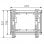 TM Electron Soporte Fijo para TV 17"/42" VESA 200x200 Max 20Kg