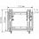 Supporto TV TM Electron 17"/42" VESA 200x200 Max 20Kg