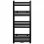 VidaXL Radiateur Sèche-Serviettes Droit 500x1160mm Noir