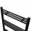 VidaXL Radiateur Sèche-Serviettes Droit 500x1160mm Noir