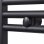 VidaXL Radiateur Sèche-Serviettes Droit 500x1160mm Noir