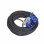 ProPlus Cable Extensión de Alimentación Schuko 20m Negro/Azul