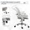 Vinsetto Silla de Oficina Malla Gris