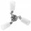 VidaXL Plafonnier Bol en Céramique 3xE14 Blanc