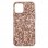 Funda Brillantina Oro Rosa para iPhone 12 Mini
