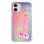 Funda Oficial de Mattel Barbie Logo Estrellas Brillo Láser para iPhone 12