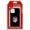 Funda Licencia Oficial del Atleti Escudo Fondo Negro para Xiaomi Redmi Note 9