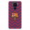 Funda Licencia Oficial FC Barcelona Escudo Fondo Zigzag Rojo y Azul para Xiaomi Redmi Note 9