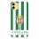 Funda Licencia Oficial Córdoba CF Escudo Fondo Rayas para iPhone 11