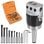 VidaXL MT2-F1-12 jeu d'outils de perçage 15 pièces tête 50mm