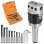 VidaXL MT3-F1-12 Set de Herramientas Perforación 15 Piezas Cabezal 50mm