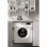 Whirlpool BI WMWG 71483E EU N Máquina de Lavar Roupa Encastrável 7 kg D