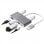 Hub USB-C 6 en 1 SilverHT