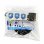 ProPlus Cable Extensión de Alimentación 3xSchuko 10m Negro