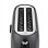 Broodrooster Haeger Future Plus TO-14D.013A 2 Brede Sleuven 1400 W 6 Bruiningsstanden Ontdooien Opwarmen Kruimellade Zwart
