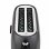 Broodrooster Haeger Future Plus TO-14D.013A 2 Brede Sleuven 1400 W 6 Bruiningsstanden Ontdooien Opwarmen Kruimellade Zwart