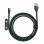 Baseus Cable Carga 3 en 1 USB-A a Lightning/ Micro USB/ USB-C 1.2m Verde