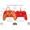 Alimenta un controller con cavo rosso Super Mario Bros M Gold per Nintendo Switch