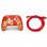 Alimenta un controller con cavo rosso Super Mario Bros M Gold per Nintendo Switch