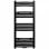 VidaXL Radiateur Sèche-Serviettes Incurvé 500x1160mm Noir