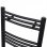 VidaXL Radiateur Sèche-Serviettes Incurvé 500x1160mm Noir