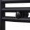 VidaXL Radiateur Sèche-Serviettes Incurvé 500x1160mm Noir