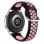 Cool cinturino in caucciù universale nero-rosa 20mm per Amazfit Bip/GTS/Bip Lite/Huawei/Samsung/Cool Oslo