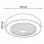 Ledme Sticks Ventilador de Techo con Luz LED y Mando 36W Blanco