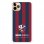 Funda Licencia Oficial SD Huesca Bandas Rojas y Azules para iPhone 11 Pro Max