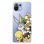 Funda Oficial de Warner Bros Personajes Siluetas Transparente Looney Tunes para Xiaomi Mi 11 Lite