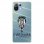 Funda del Córdoba Escudo Blanco y Fondo Rayas Licencia Oficial Córdoba CF para Xiaomi Mi 11 Lite