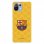 Funda del Barcelona Escudo Mes que un Club Fondo Amarillo Licencia Oficial FC Barcelona para Xiaomi Mi 11 Lite