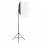 vidaXL Lámparas de Estudio Profesional 40x60cm Acero Negro Pack 2 Unidades