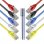 Max Connection Pack 10 Cables de Red UTP RJ45 Cat.6 24AWG 1m + 15 Bridas Colores Surtidos