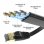 Max Connection Pack 2 Cables de Red Planos F/STP RJ45 Cat.7 32AWG 3m + 15 Bridas Colores Surtidos