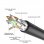 Max Connection Cable de Red RJ45 Cat.7 26AWG Exteriores 10m + 15 Bridas Negro