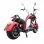 CityCoco Cobra Moto Chopper Eléctrica Matriculable 2000W Roja