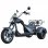CityCoco Cobra S3 Scooter Eléctrica Matriculable 3 Ruedas 4000W/24AH Negra