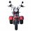 CityCoco Cobra S3 Scooter Eléctrica Matriculable 3 Ruedas 4000W/24AH Roja