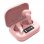 Cool Urban Auriculares Bluetooth LCD Rosa