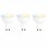 Garsaco Pack 3 Bombillas LED Dicroicas Inteligentes WiFi 5W GU10