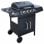 VidaXL Barbacoa Grill de Gas 4+1 Fogones Negro