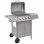 VidaXL Barbacoa Grill de Gas 4+1 Fogones Plateada