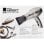 Sèche-cheveux Professionnel Ionique Parlux Ardent 1800W 4 Températures 2 Vitesses Graphite